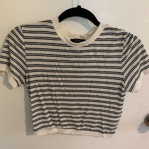 Striped crop top